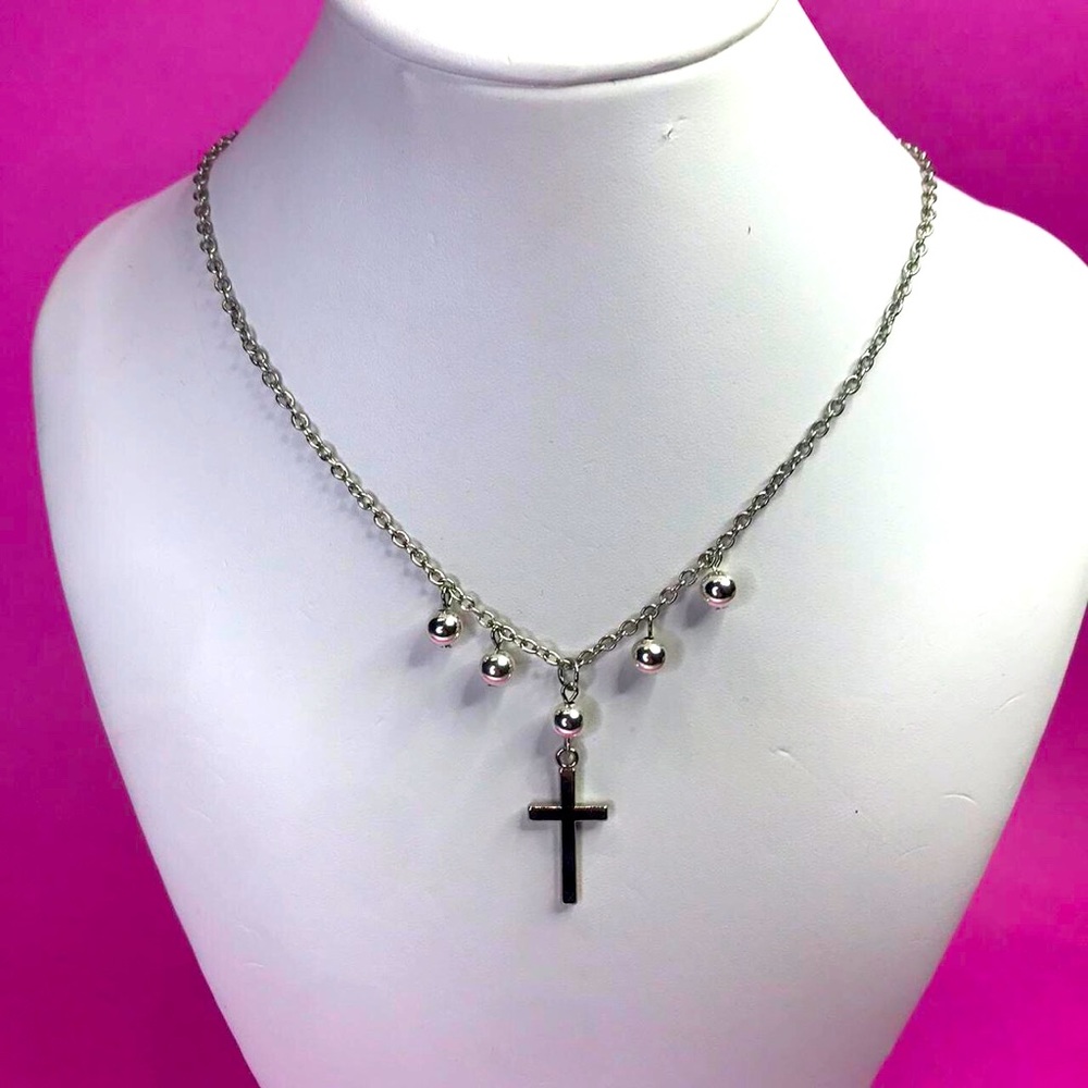 NWT Christian Jesus Cross Stainless Steel handmade 🦄3 for $15 /4 for $20🦄